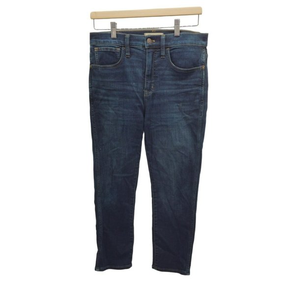 Madewell Roadtripper Stovepipe Jeans Women's Size 27 Petite Blue Stretch Denim - Picture 3 of 13